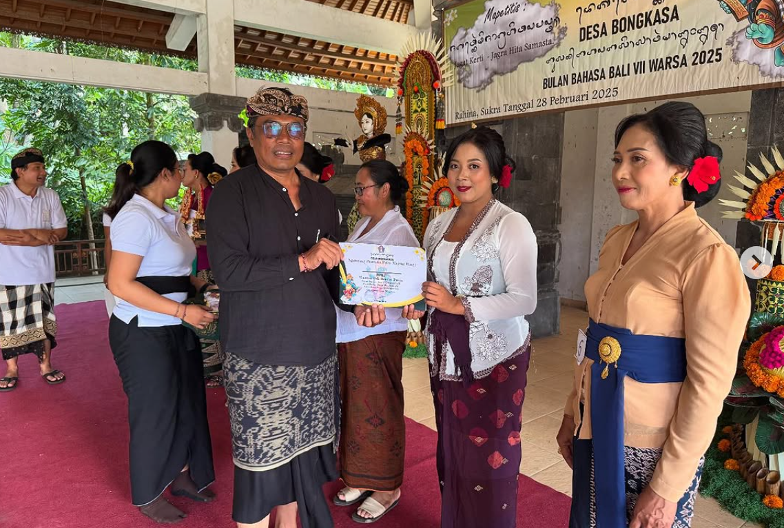 Bulan Bahasa Bali VII Desa Bongkasa 