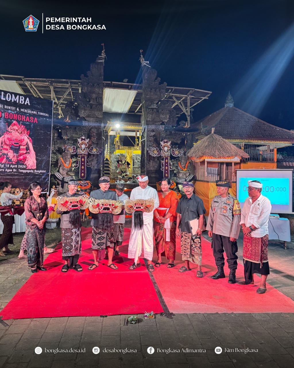 Menghadiri Acara Lomba Bapang Barong Buntut dan Makendang Tunggal